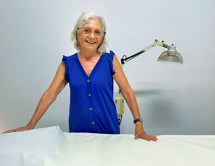 Uby Muñoz in her treatment room
